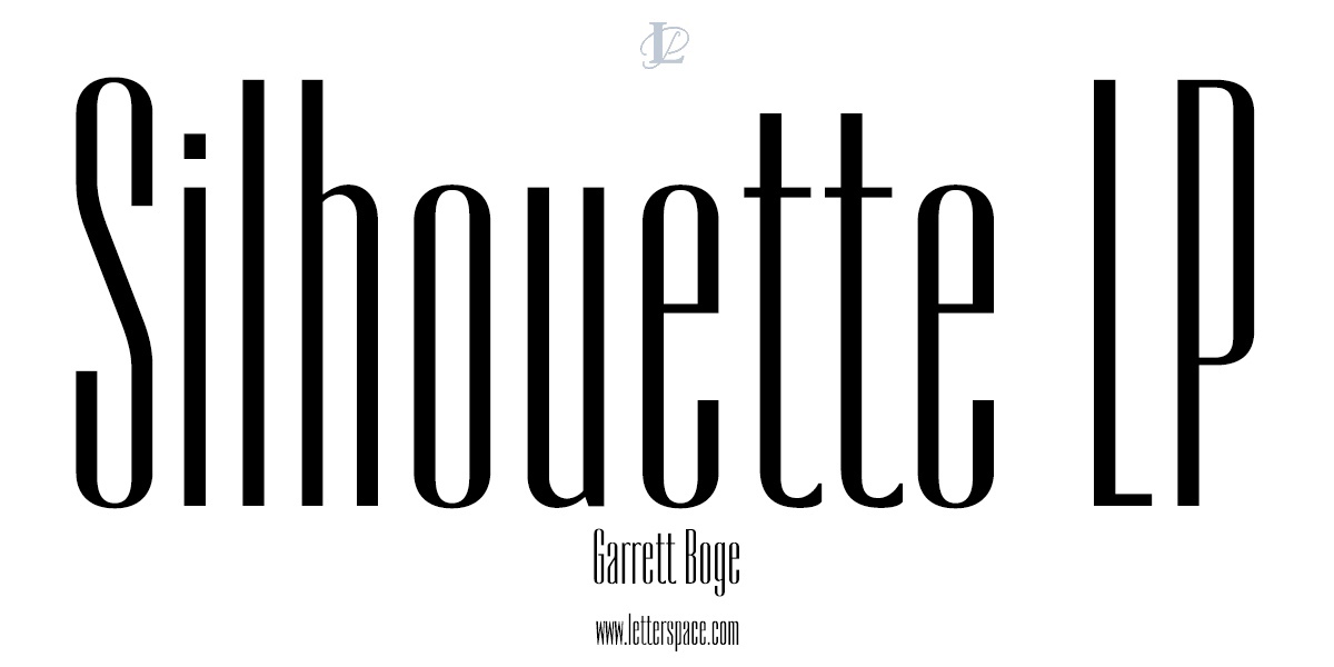 폰트 Silhouette LP