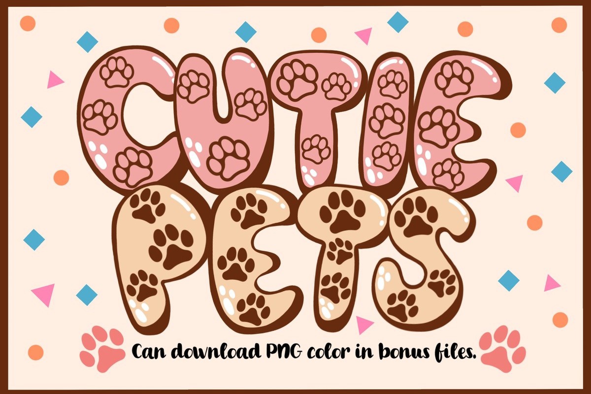 폰트 Cutie Pets