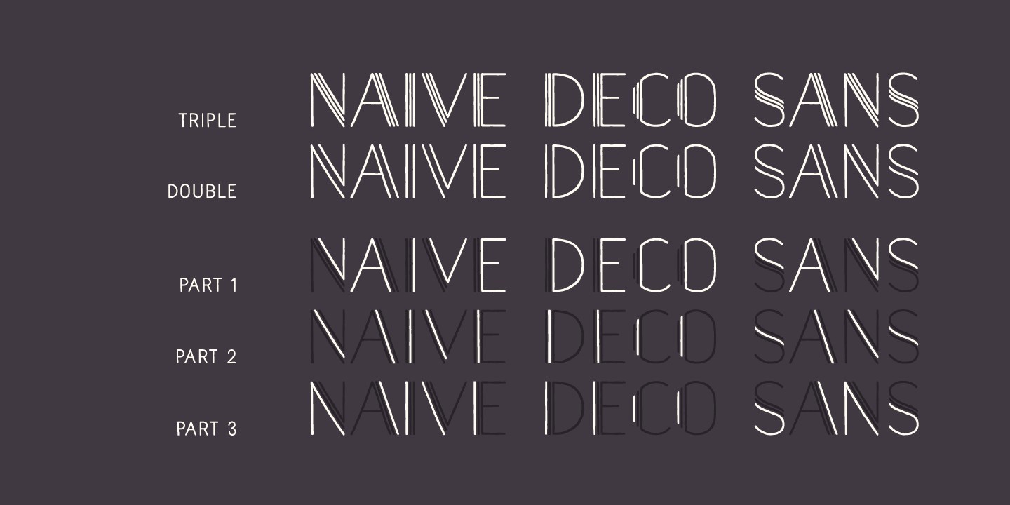 폰트 Naive Deco Sans