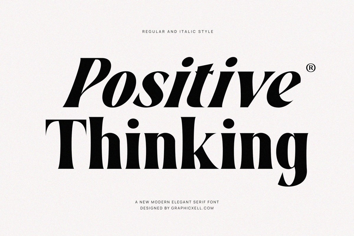 폰트 Positive Thinking