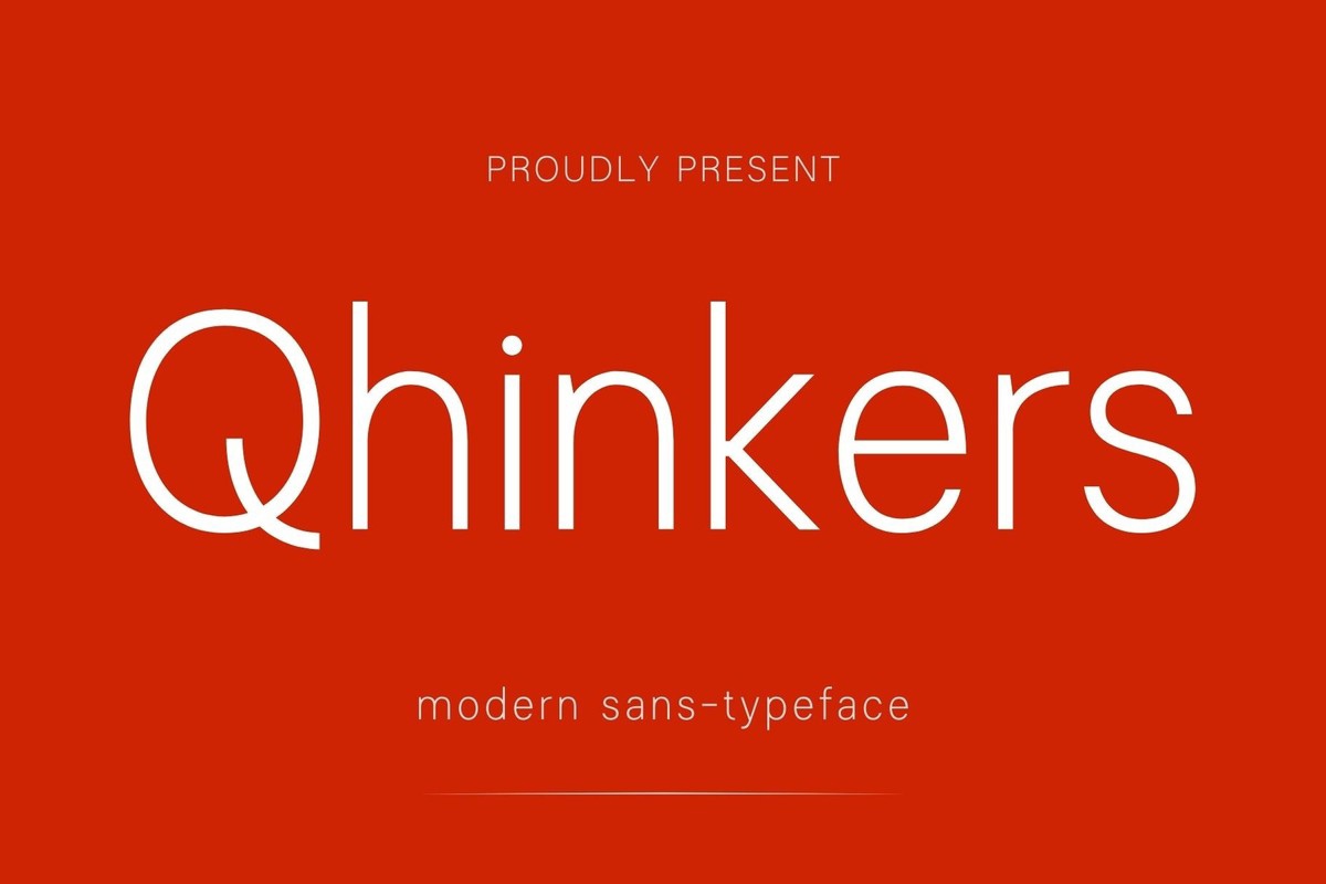 폰트 Qhinkers