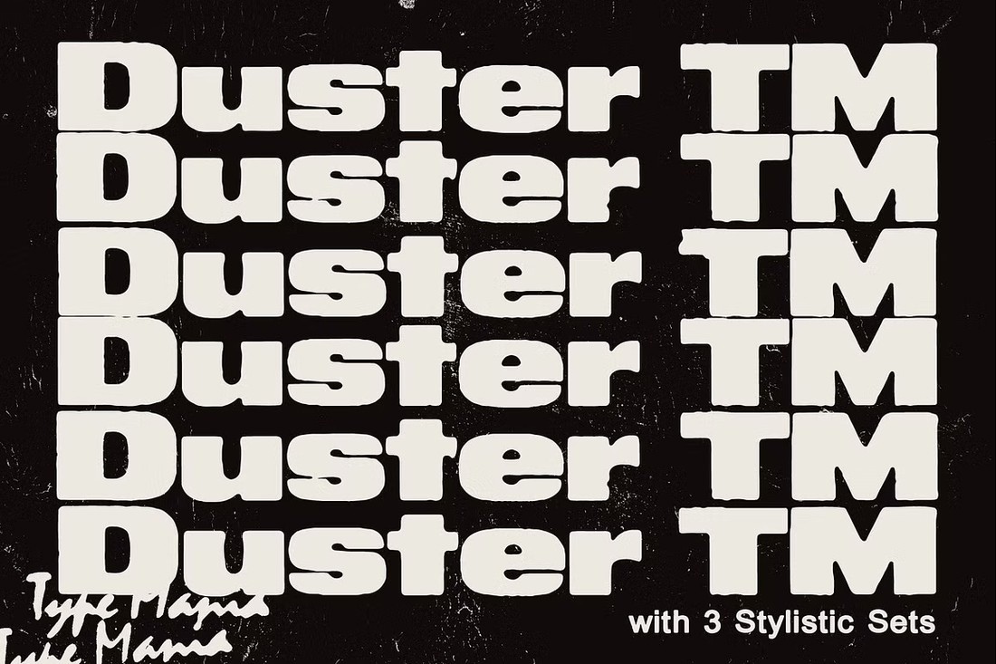 폰트 Duster TM