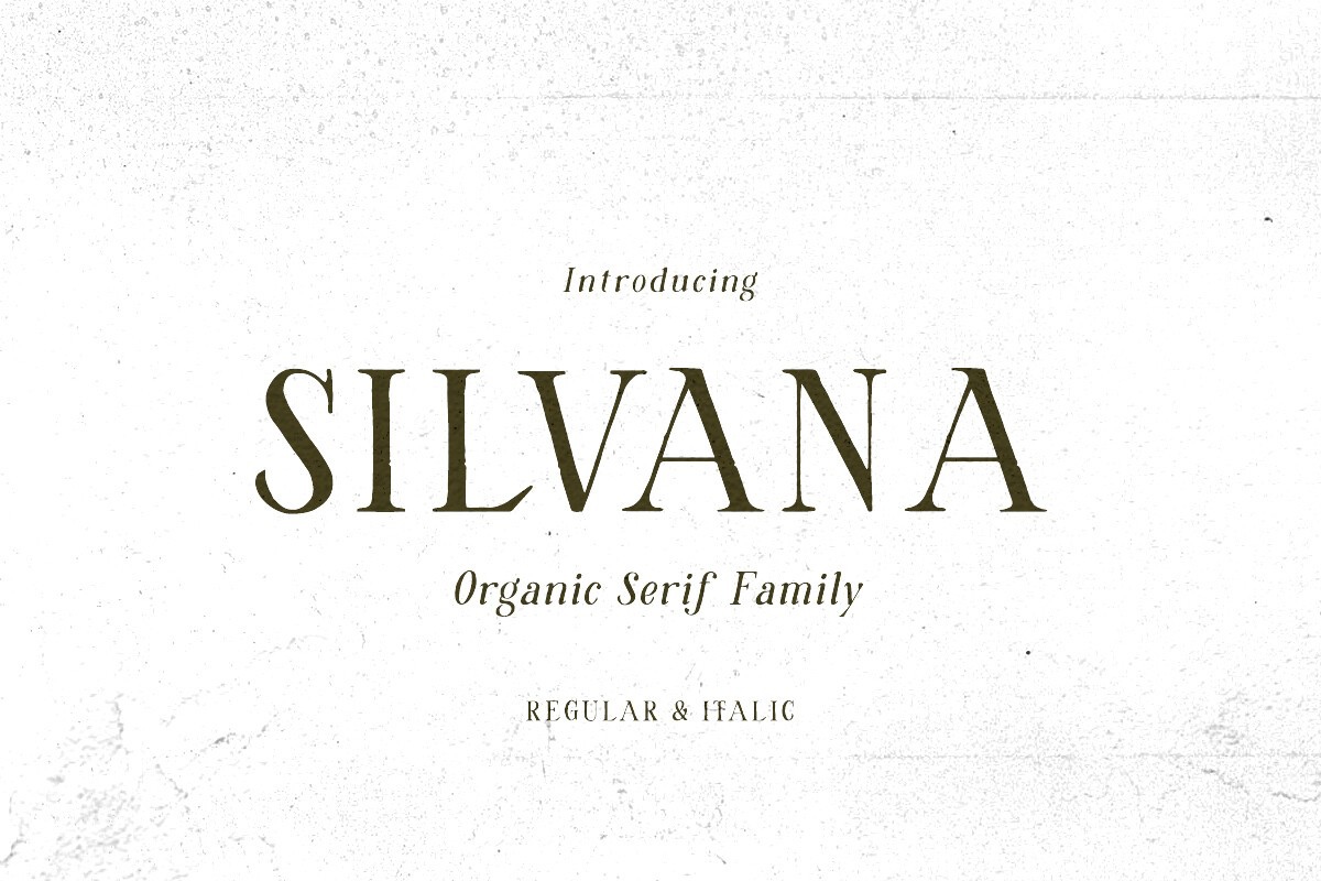 폰트 Silvana
