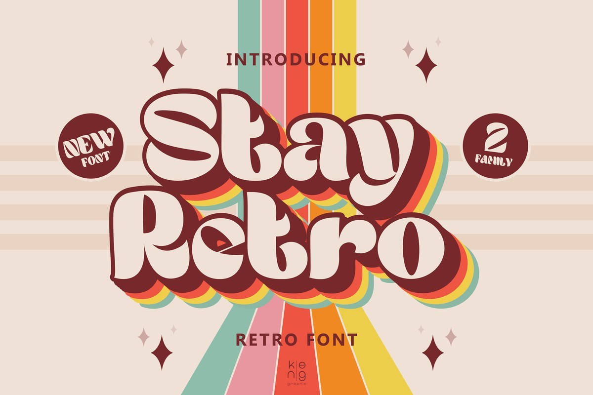 폰트 Stay Retro