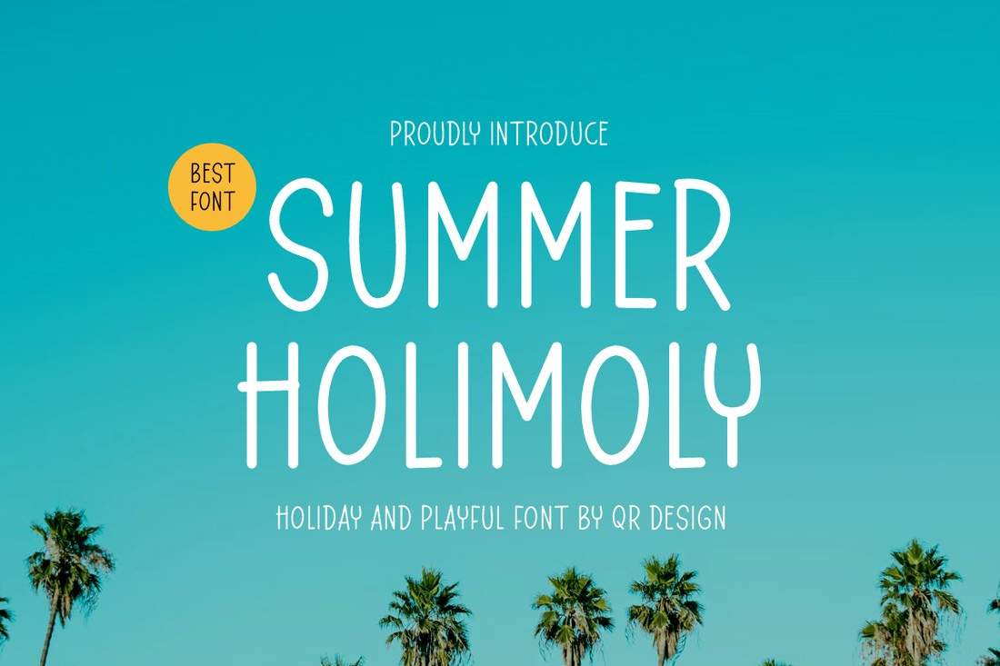 폰트 Summer Holimoly