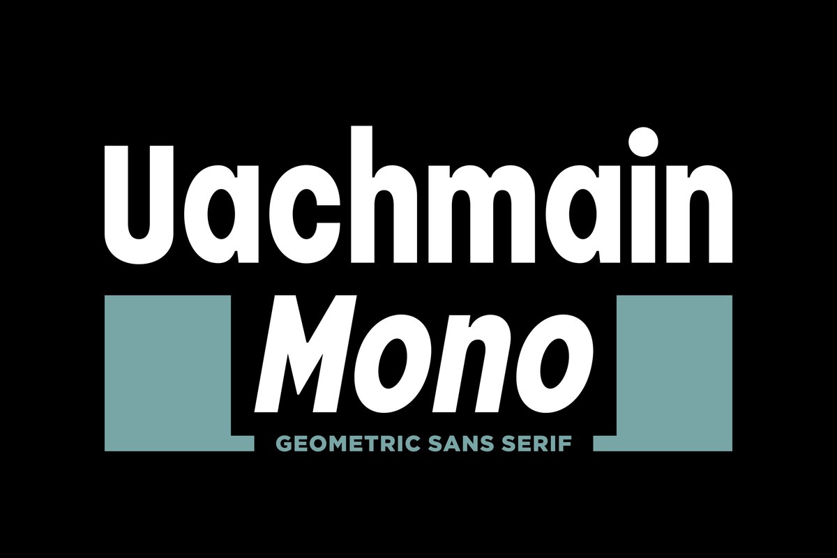 폰트 Uachmain Mono