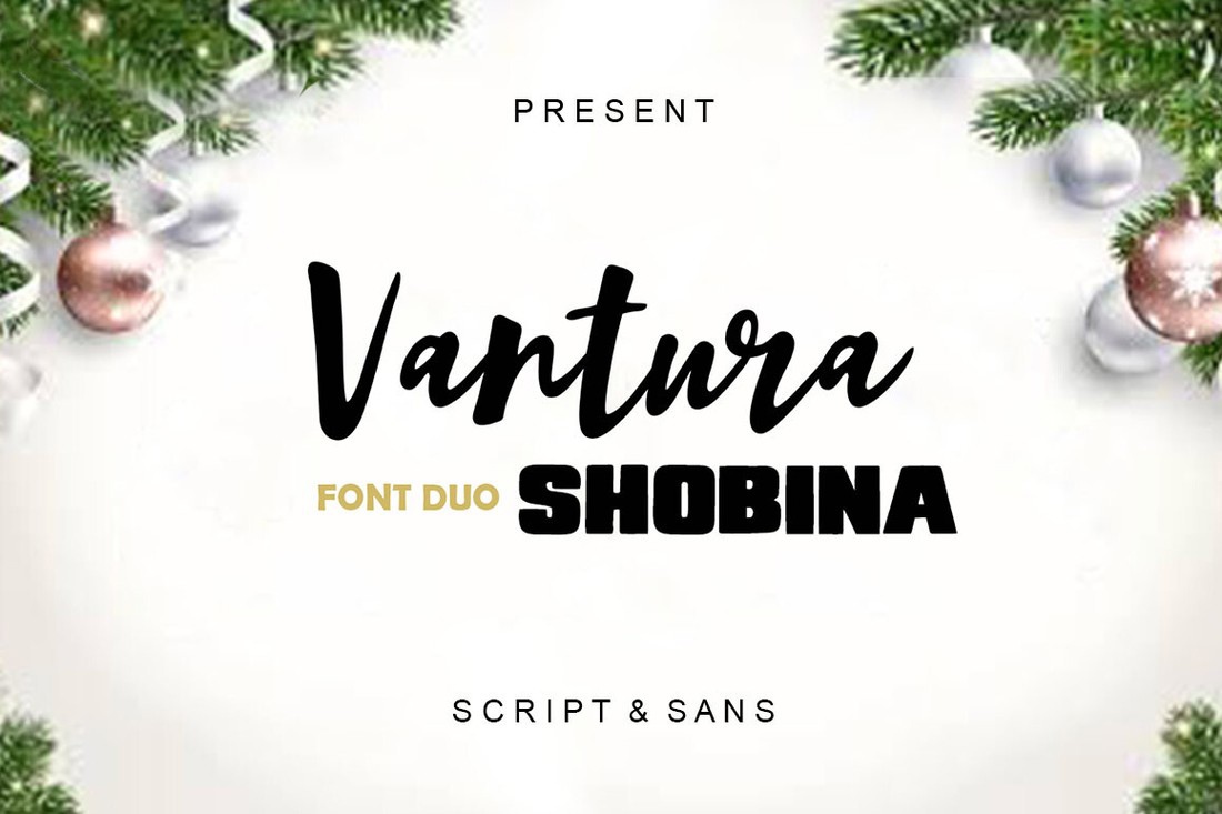폰트 Vantura Shobina