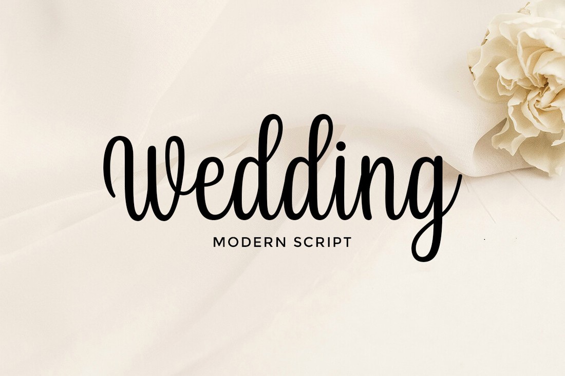 폰트 Wedding Script