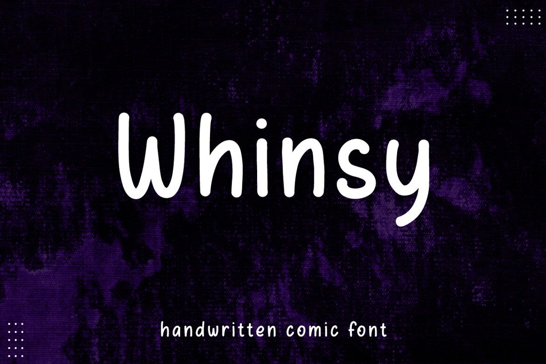 폰트 Whinsy