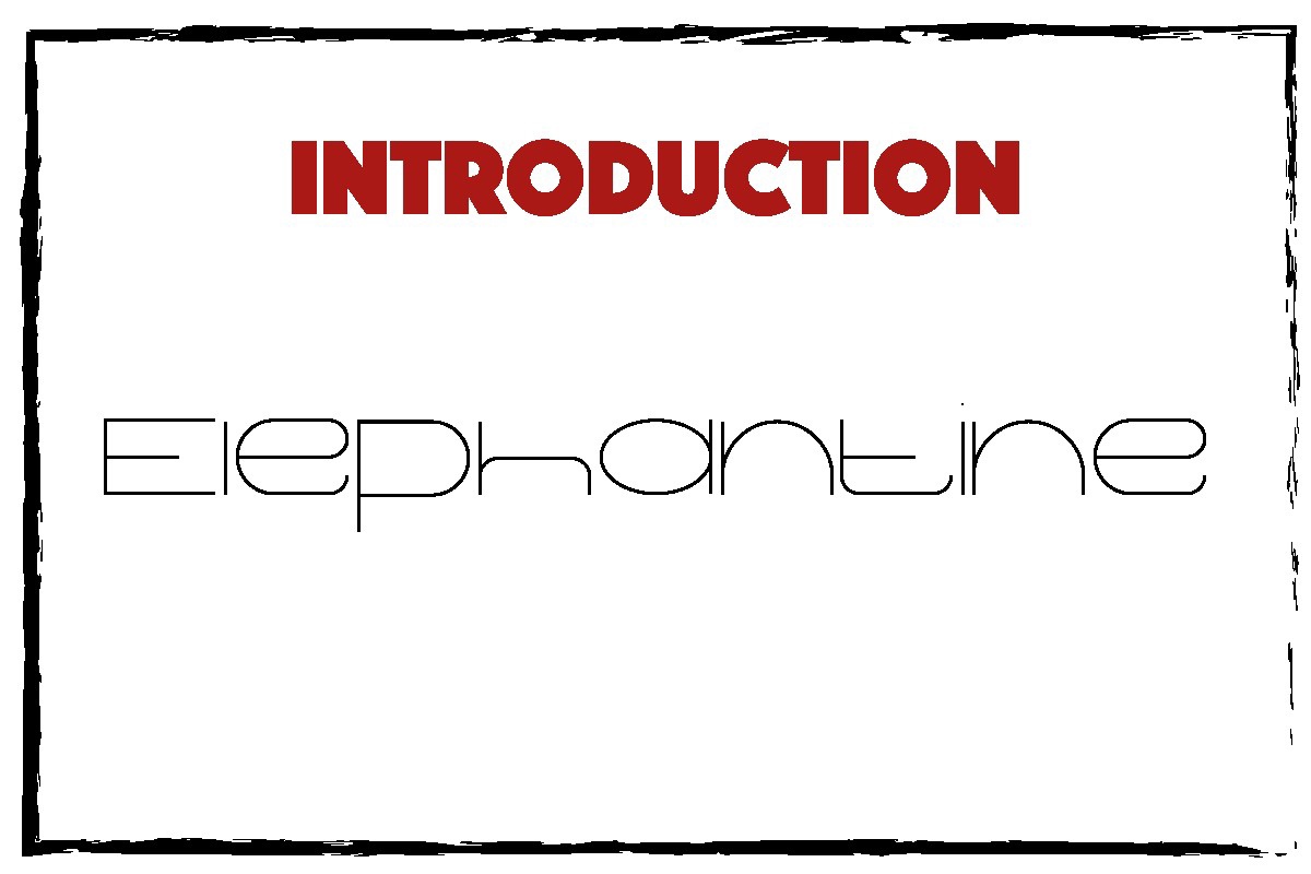 폰트 Elephantine