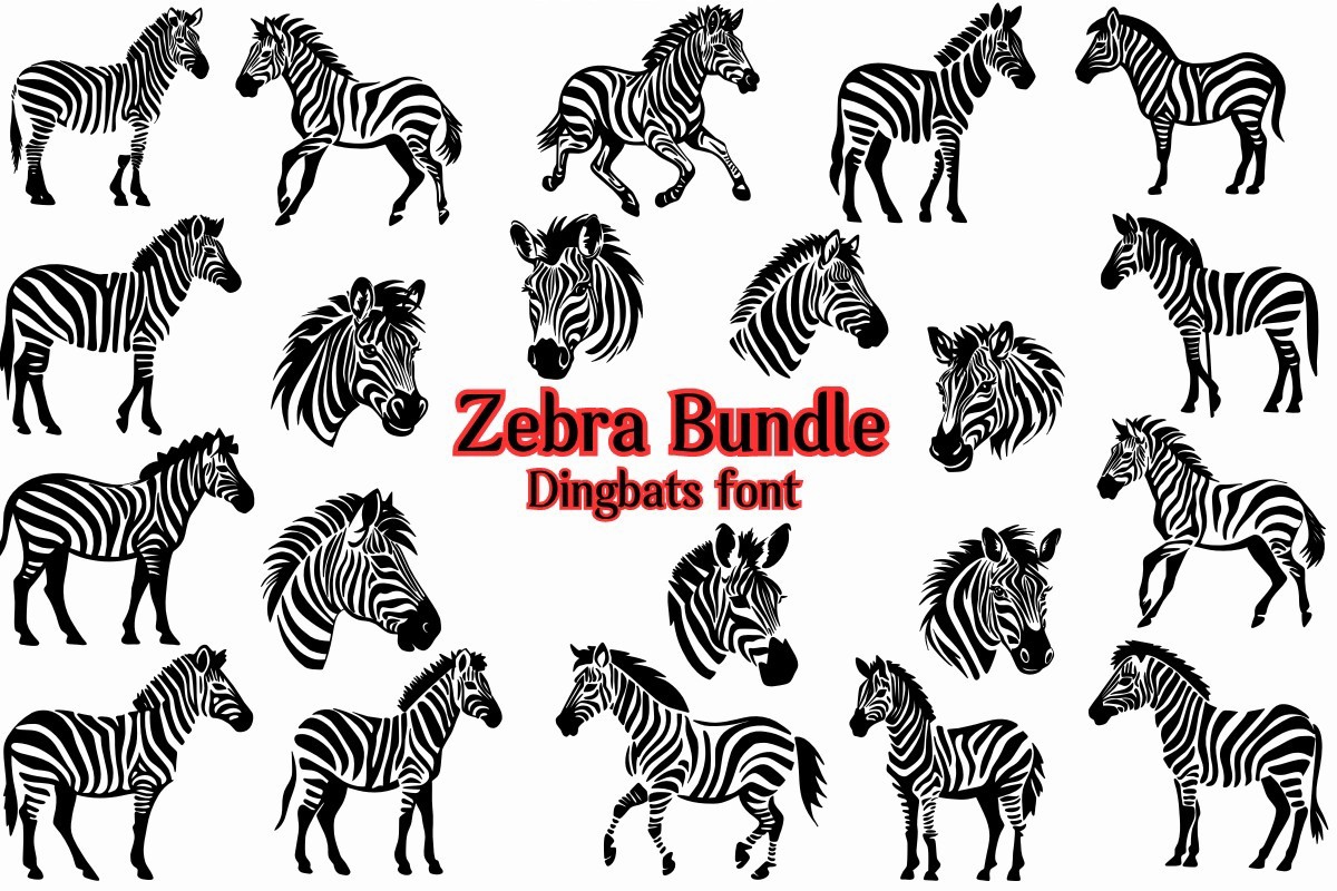 폰트 Zebra Bundle