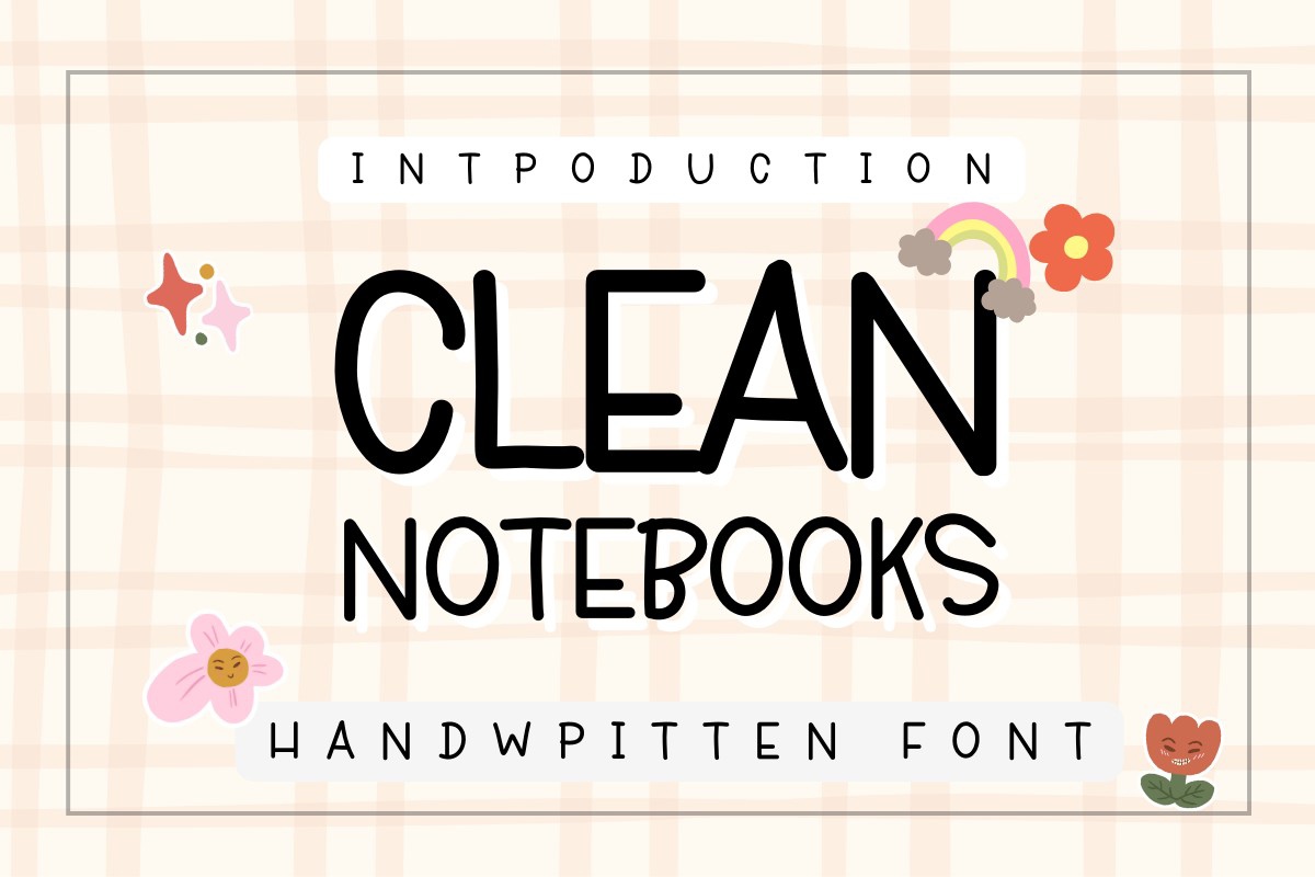 폰트 Clean Notebooks