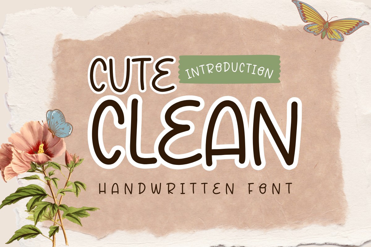 폰트 Cute Clean