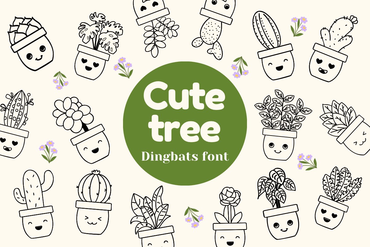 폰트 Cute Tree