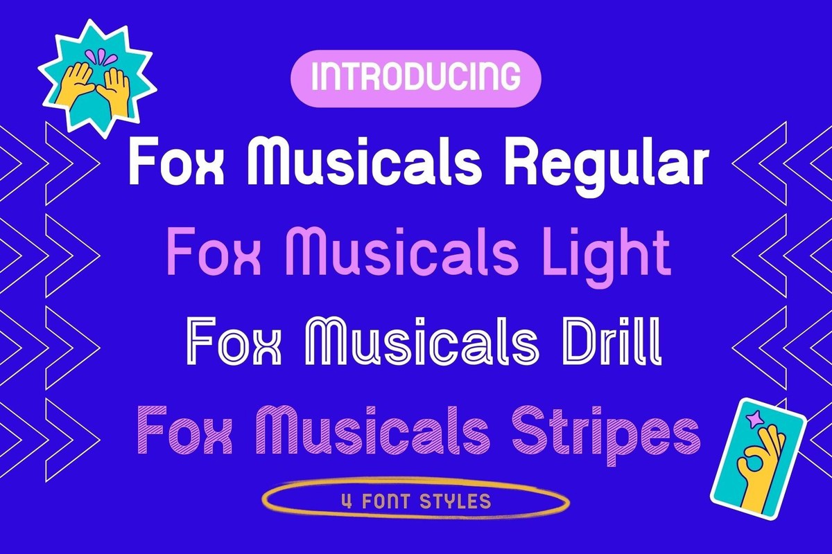 폰트 Fox Musicals