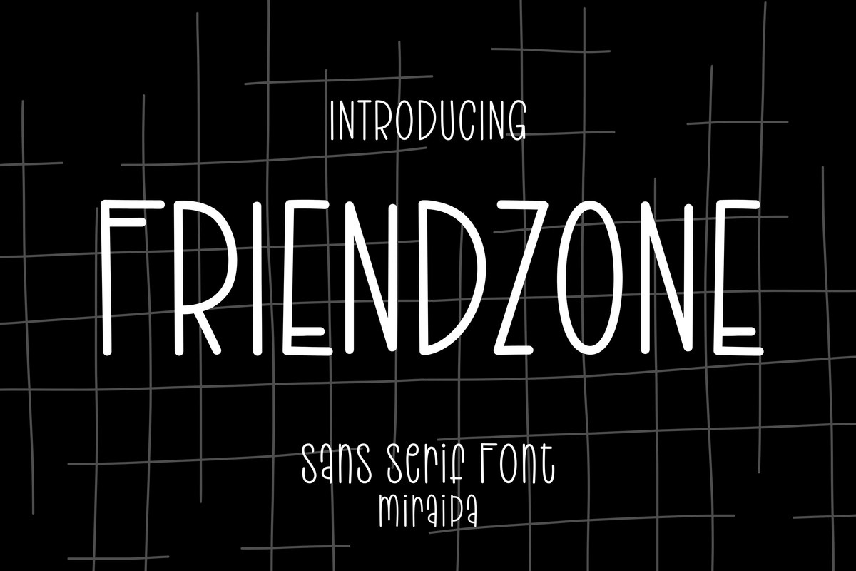 폰트 Friendzone