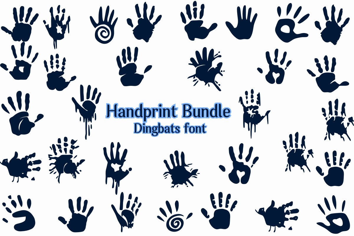 폰트 Handprint Bundle