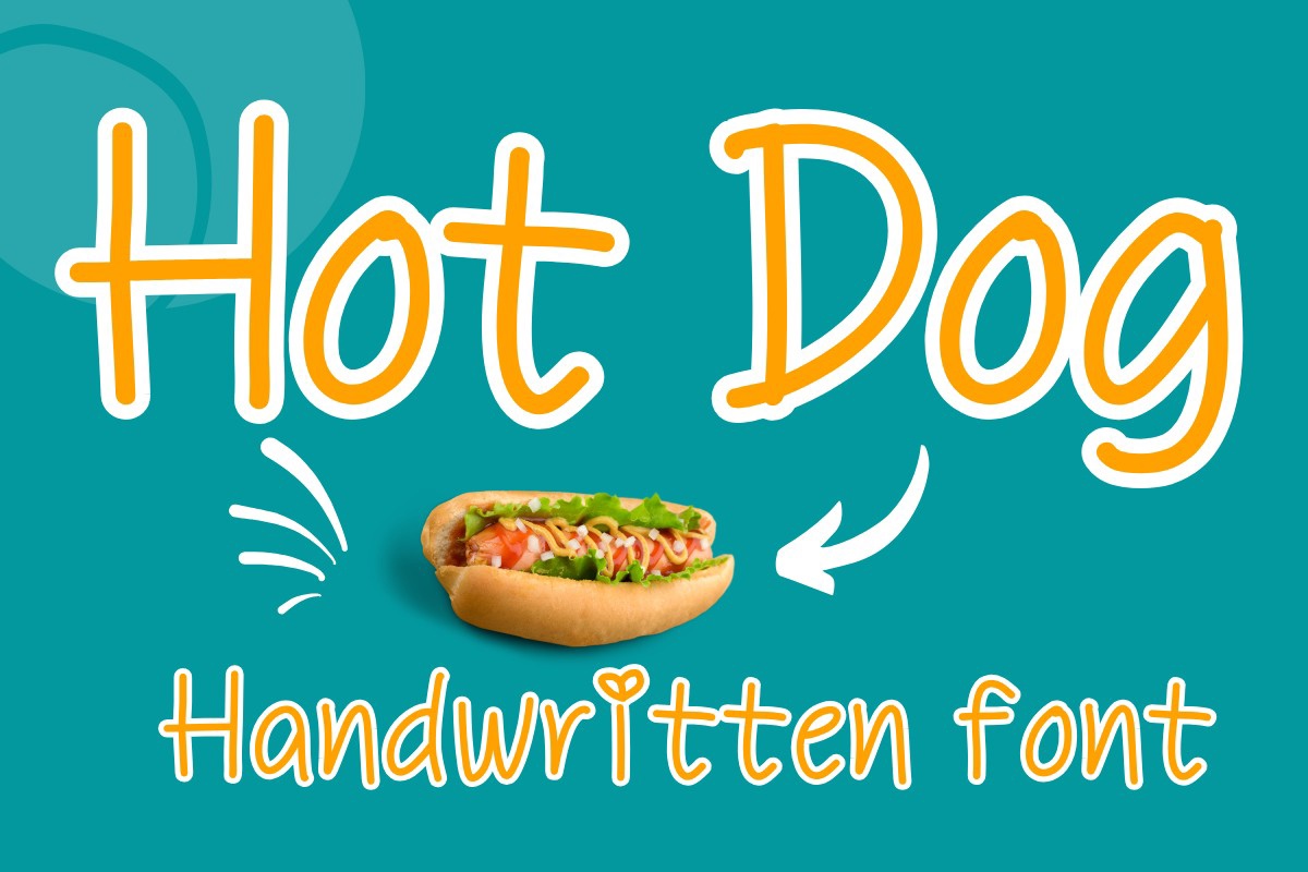 폰트 Hot Dog