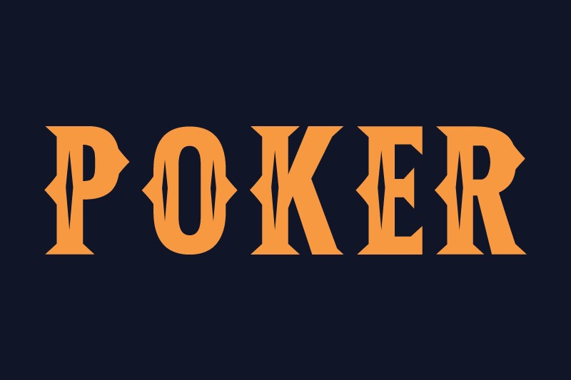 폰트 Poker