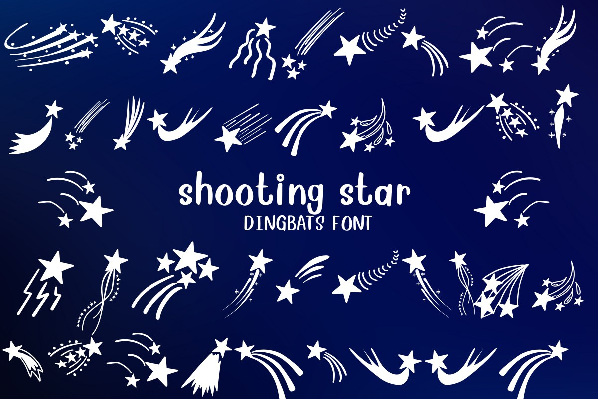 폰트 Shooting Star
