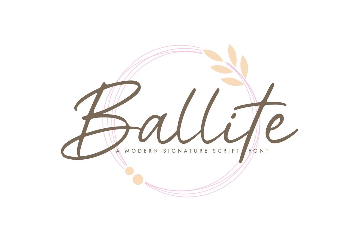 폰트 Ballite