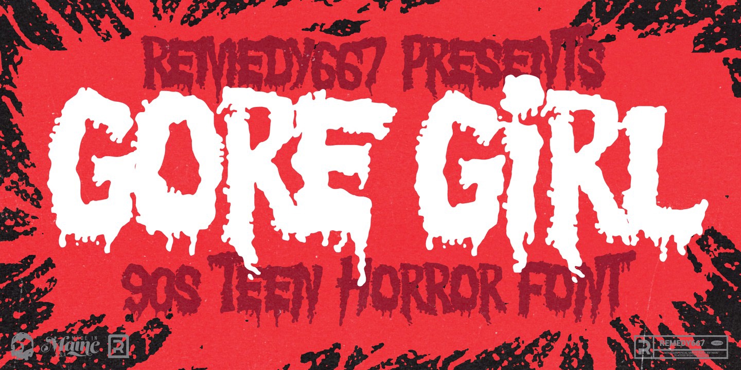 폰트 Gore Girl