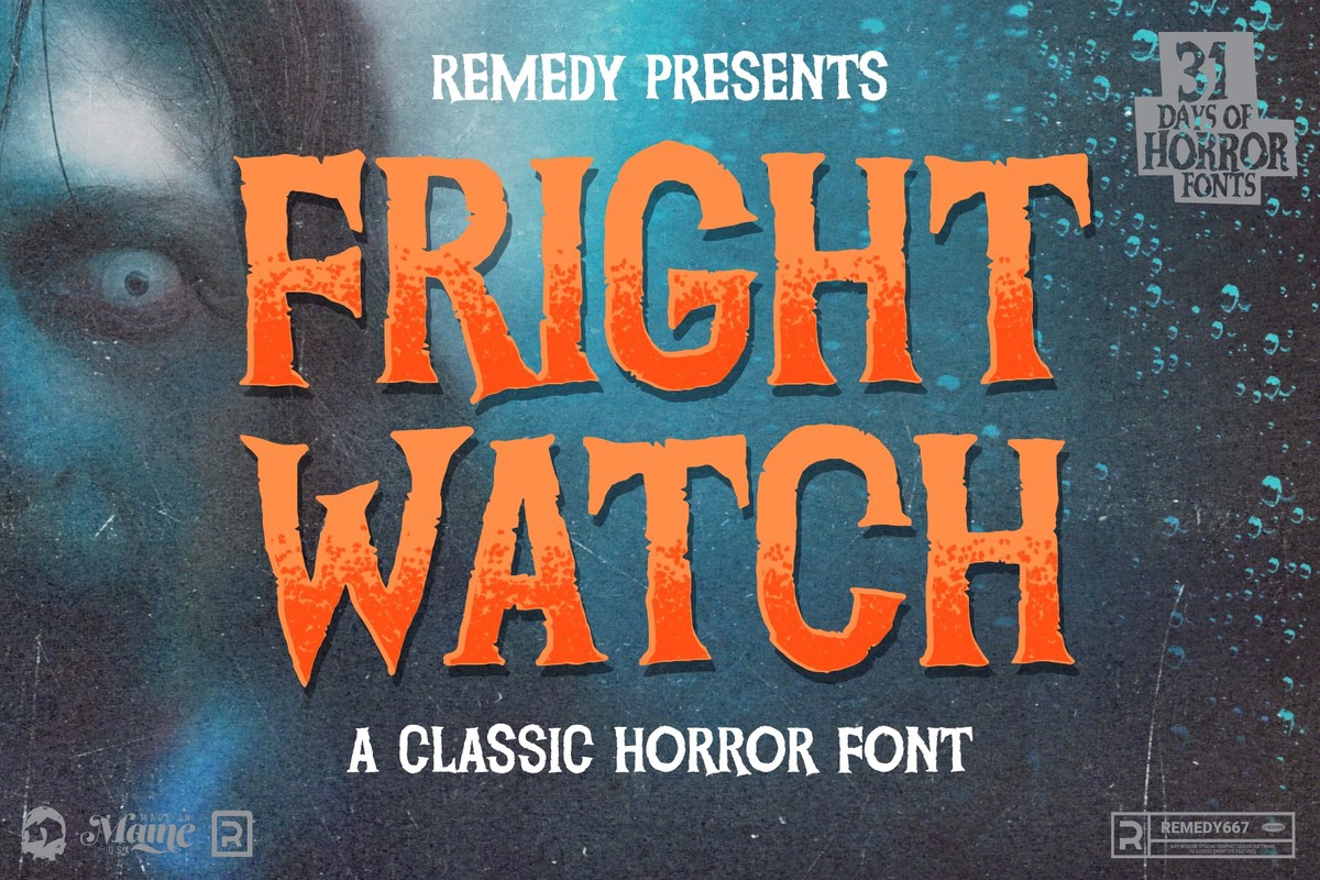 폰트 Fright Watch