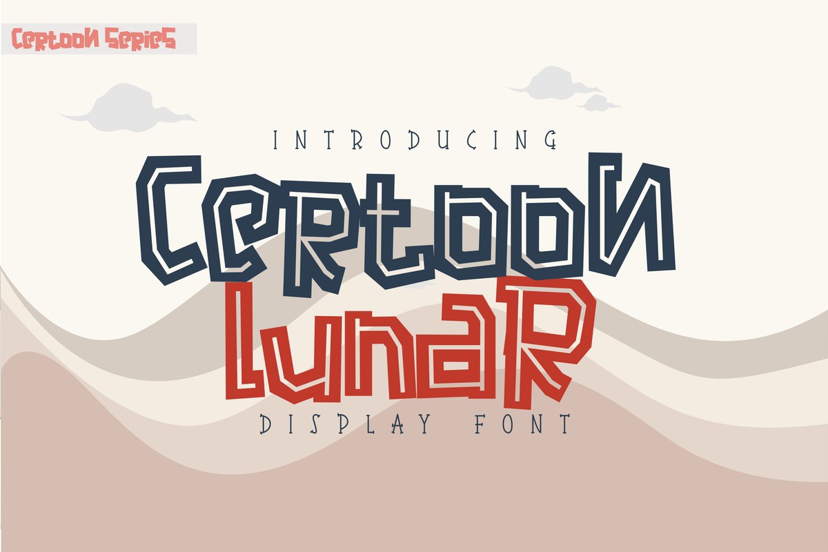 폰트 Certoon Lunar