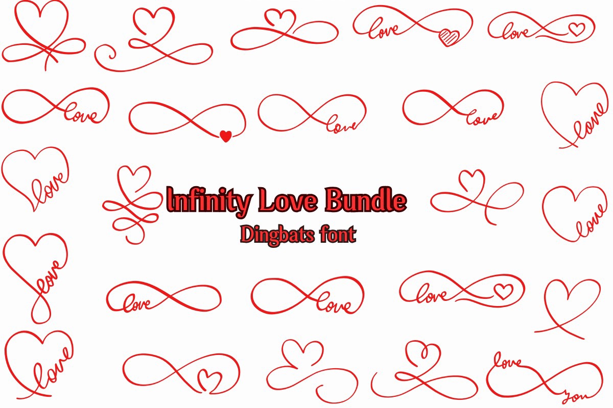 폰트 Infinity Love Bundle