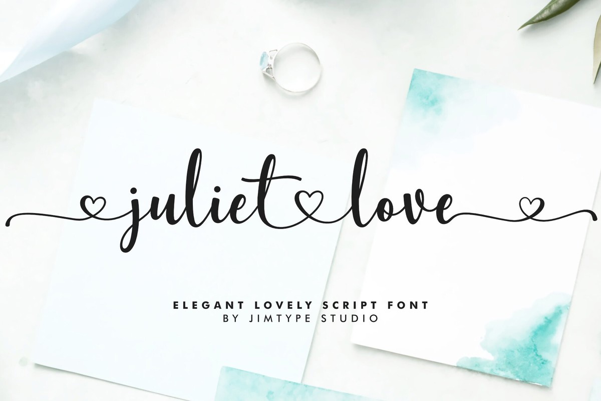 폰트 Juliet Love