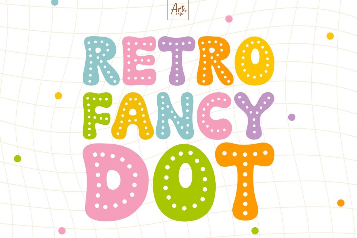 폰트 Retro Fancy Dot