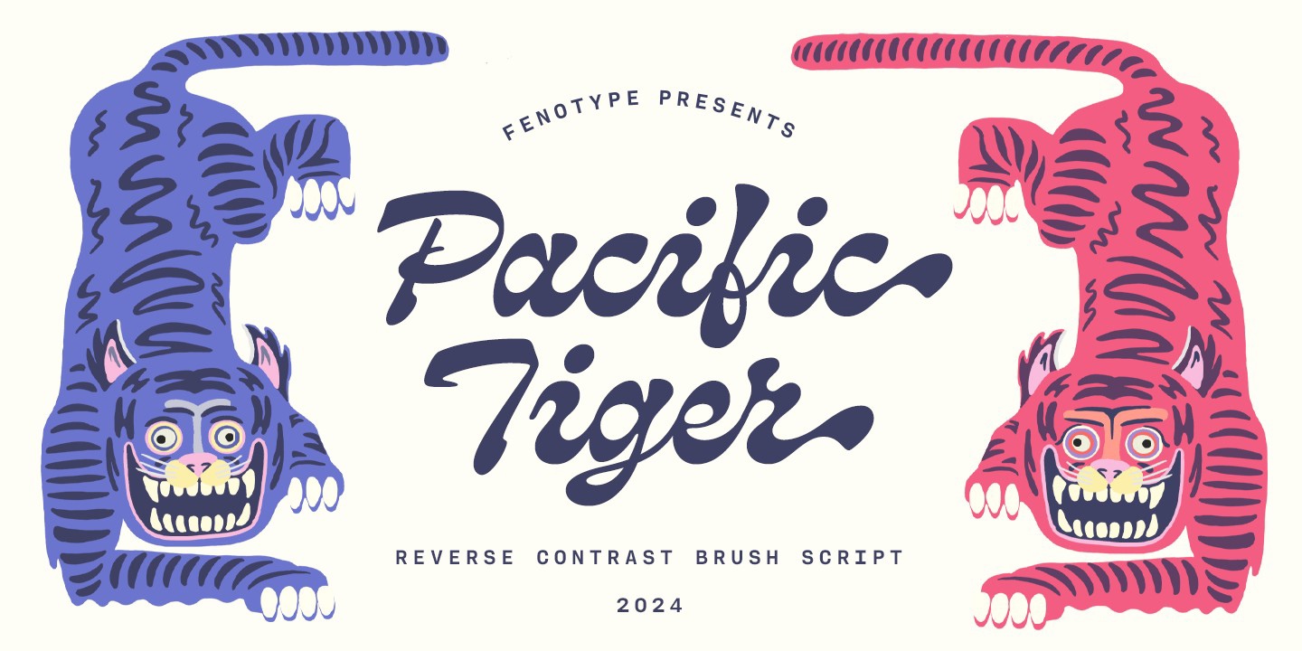 폰트 Pacific Tiger