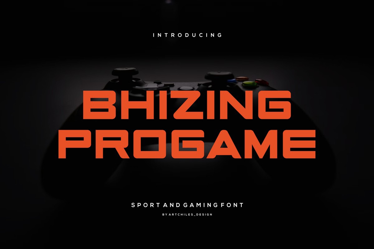 폰트 Bhizing Progame