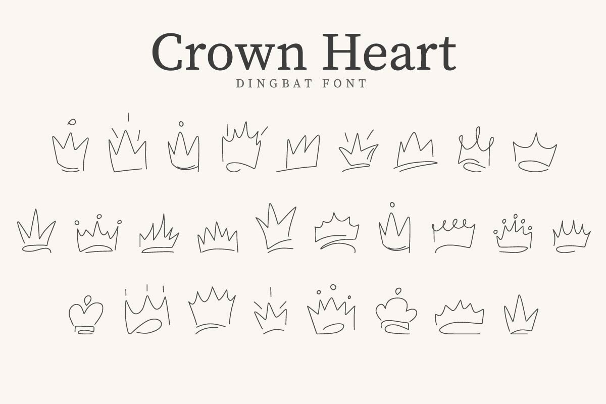 폰트 CrownHeart