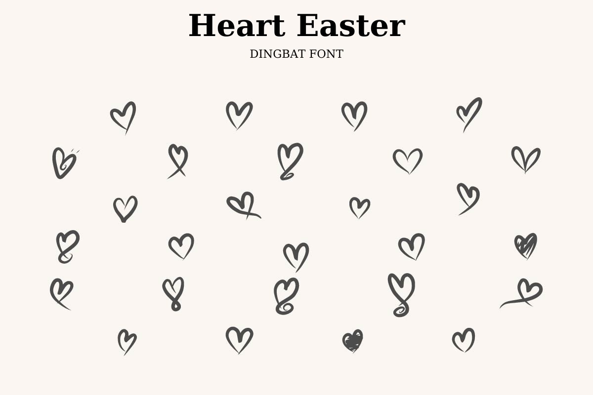 폰트 HeartEaster
