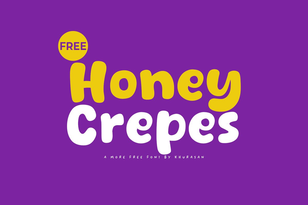 폰트 Honey Crepes