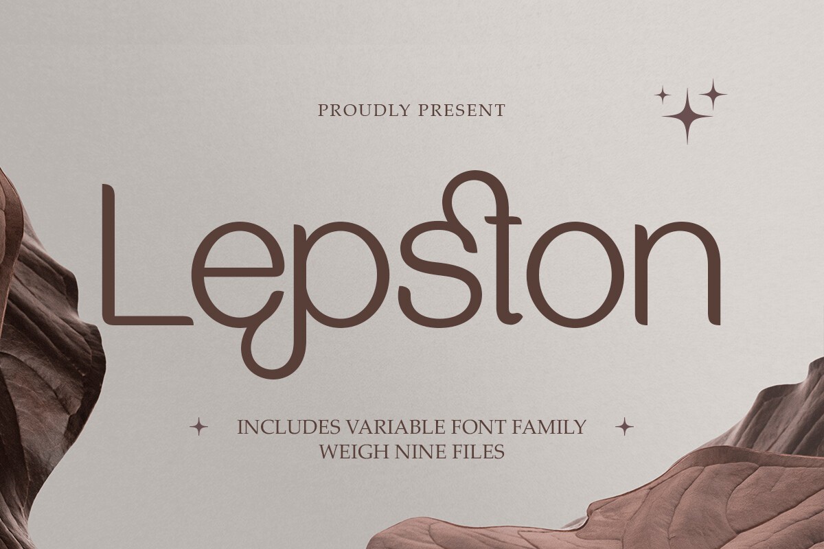 폰트 Lepston