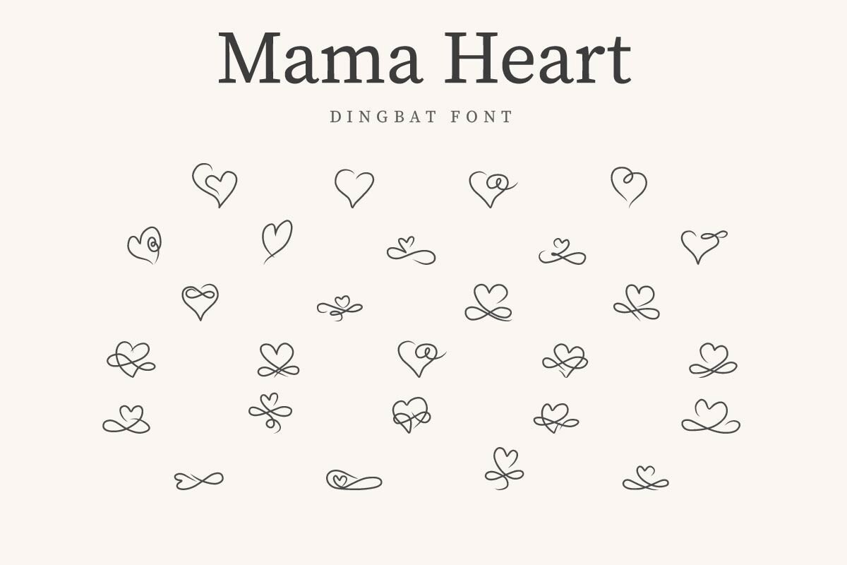 폰트 MamaHeart