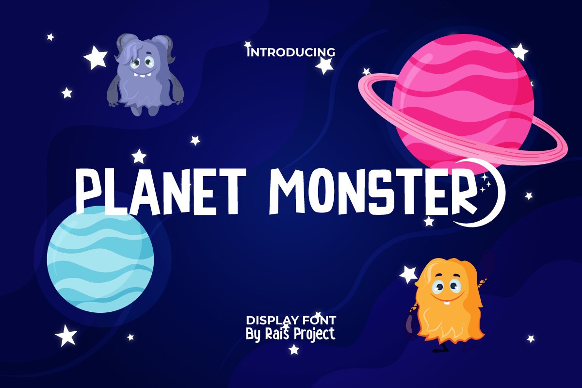 폰트 Planet Monster