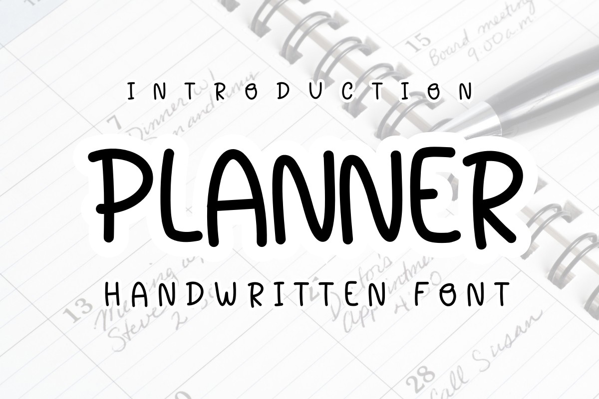 폰트 Planner
