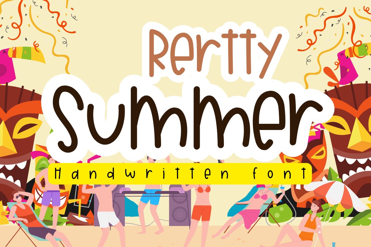 폰트 Rertty Summer