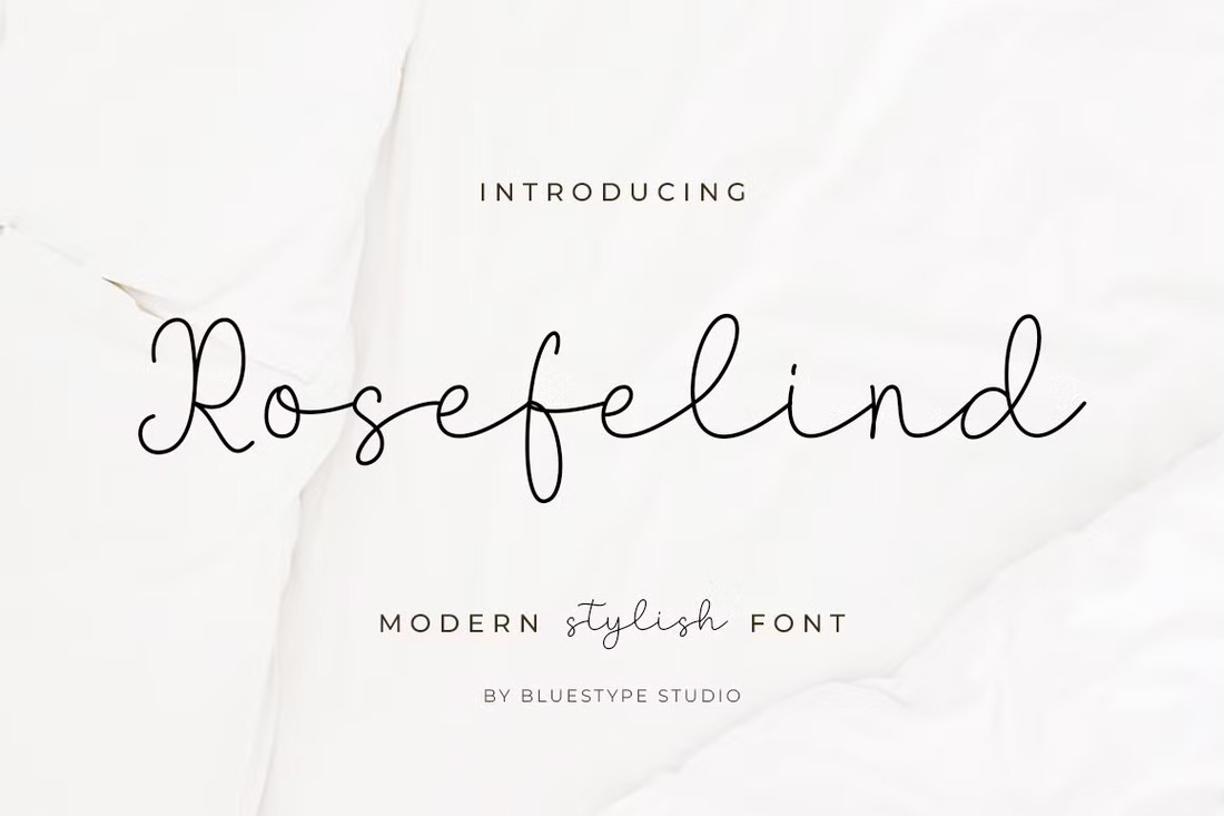 폰트 Rosefelind