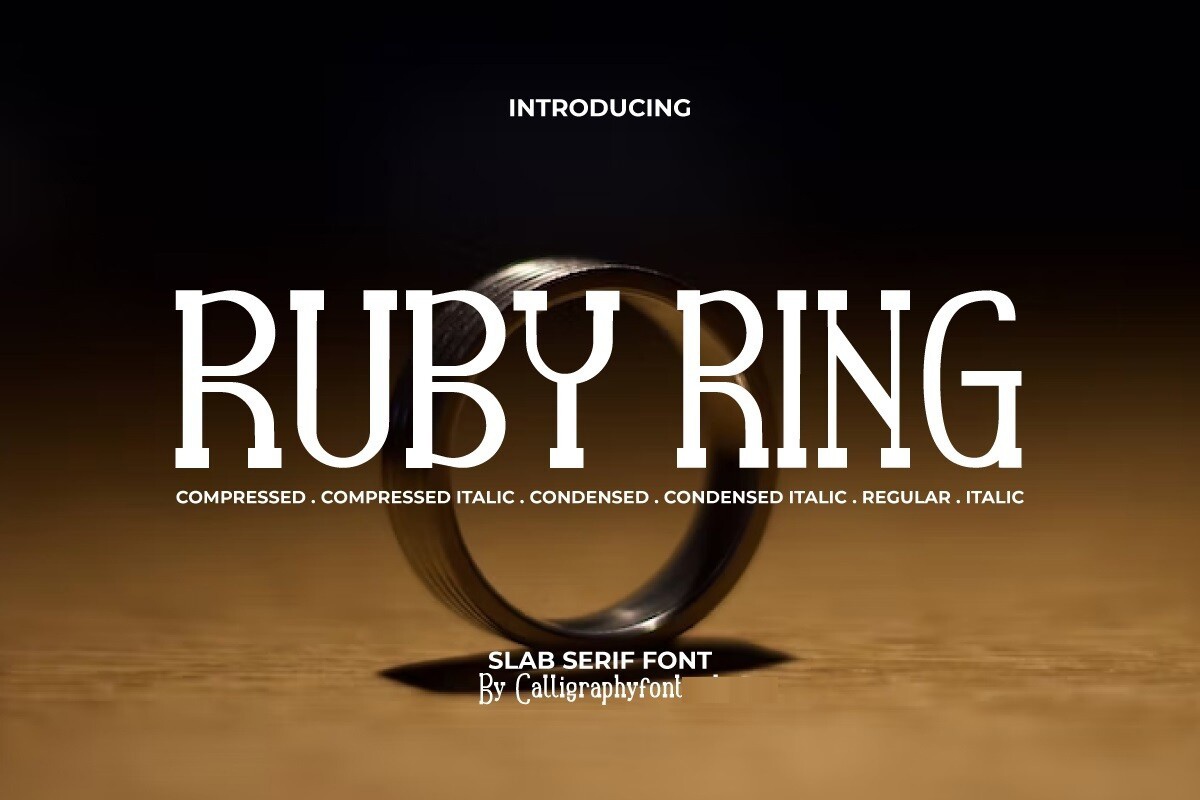 폰트 Ruby Ring