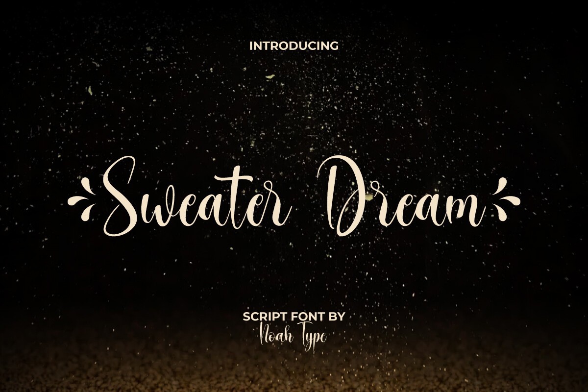 폰트 Sweater Dream