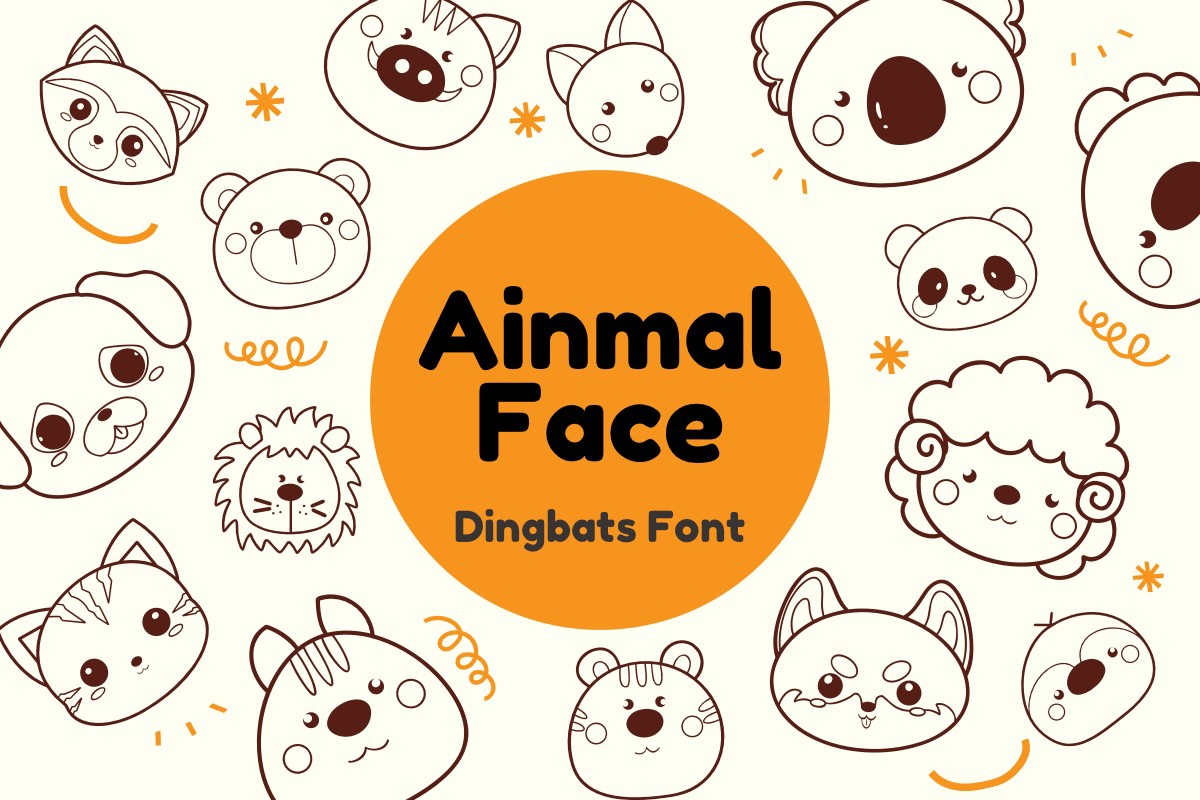 폰트 Animal Face