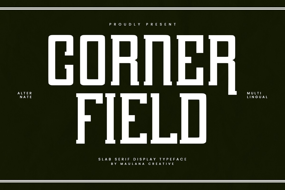폰트 Corner Field