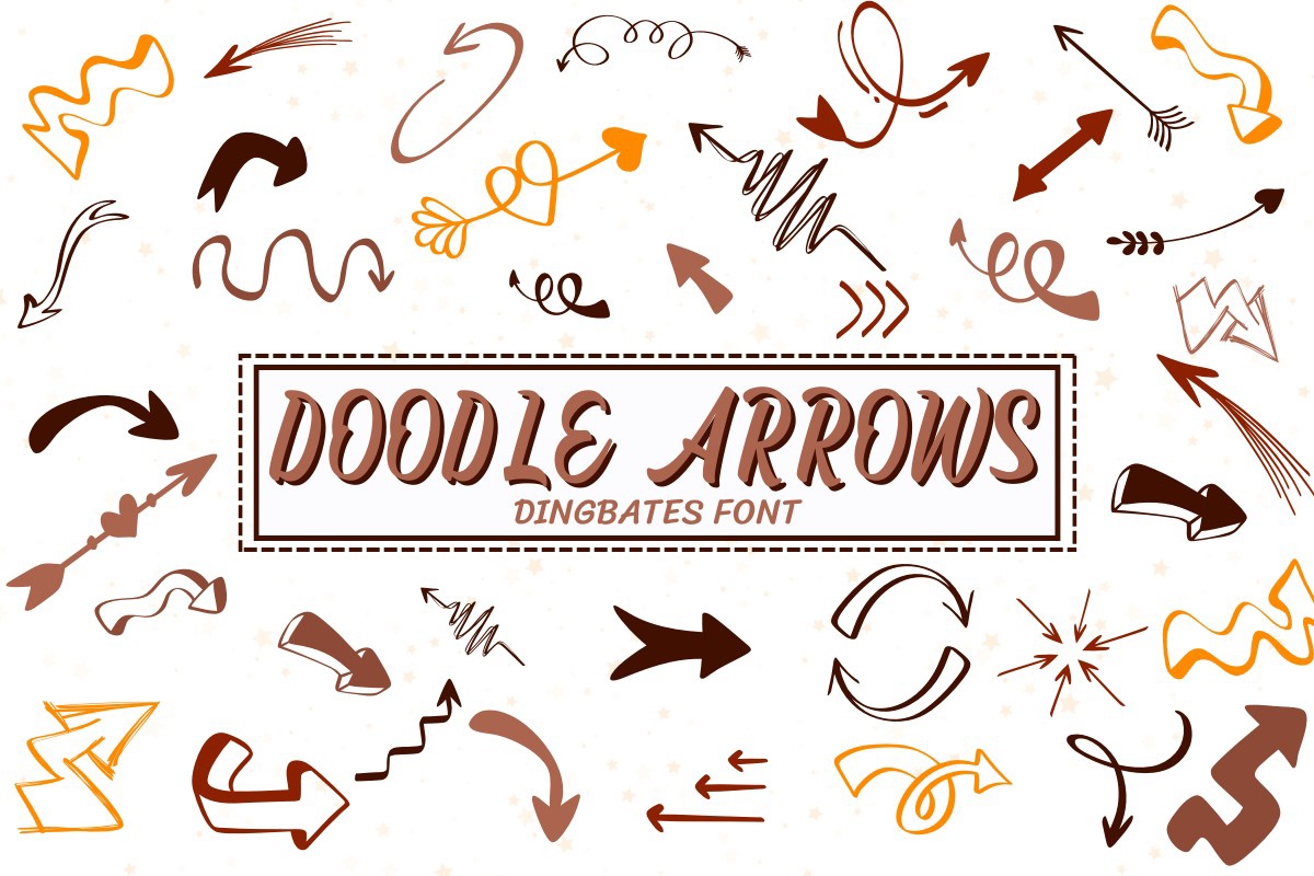 폰트 Doodle Arrows