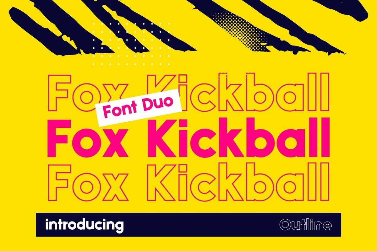 폰트 Fox Kickball