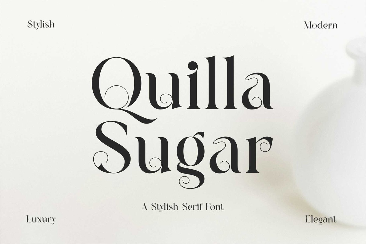 폰트 Quilla Sugar