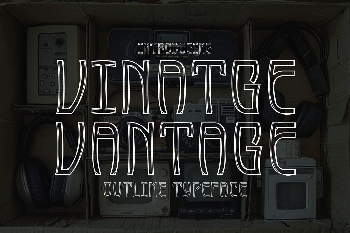 폰트 Vintage Vantage